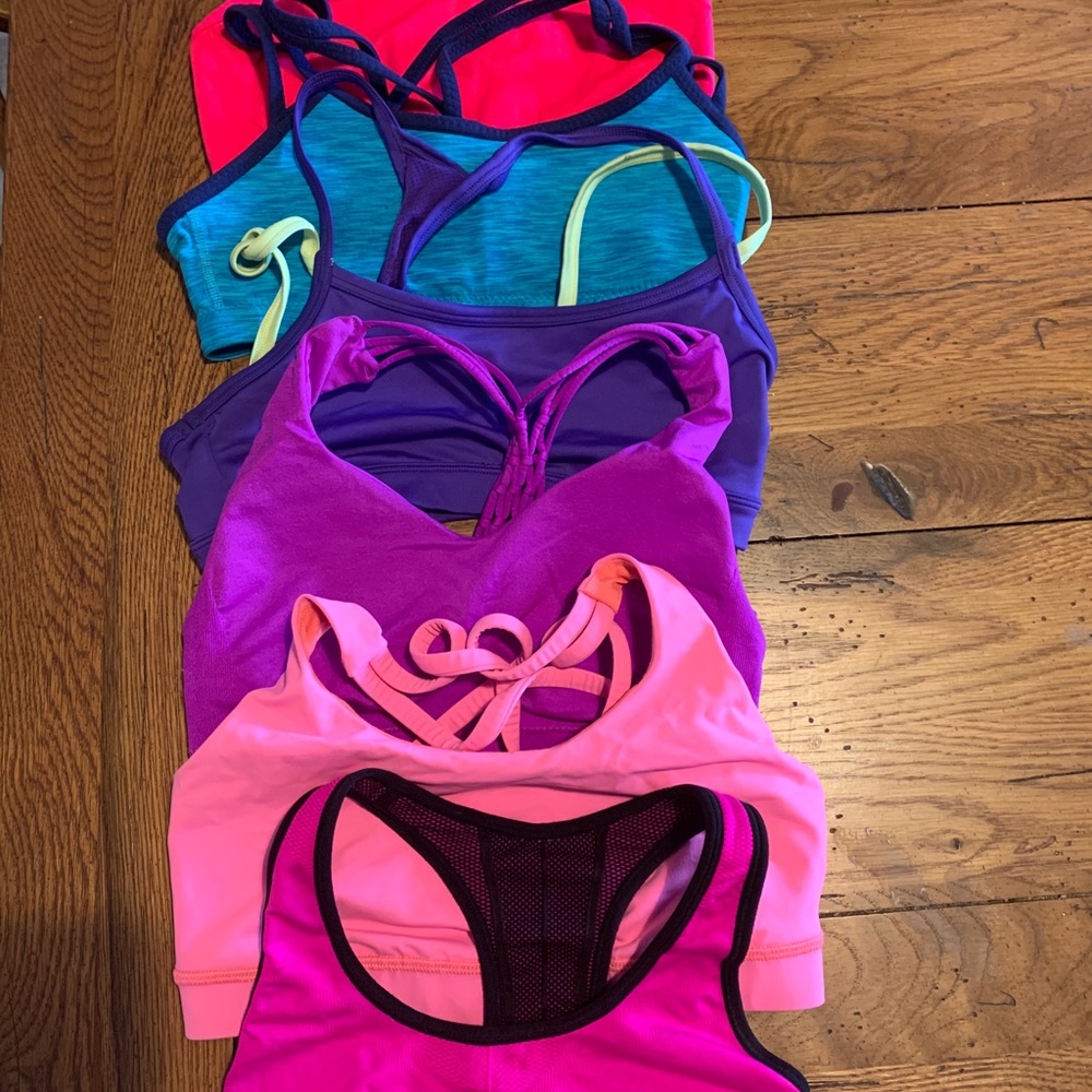 Lot of women’s sports bras!